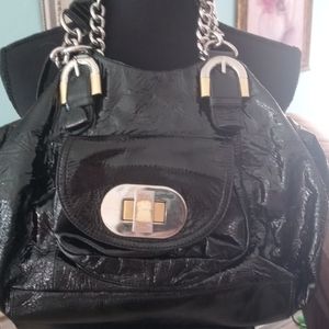 Bagdley Mischka Patent Leather Bag